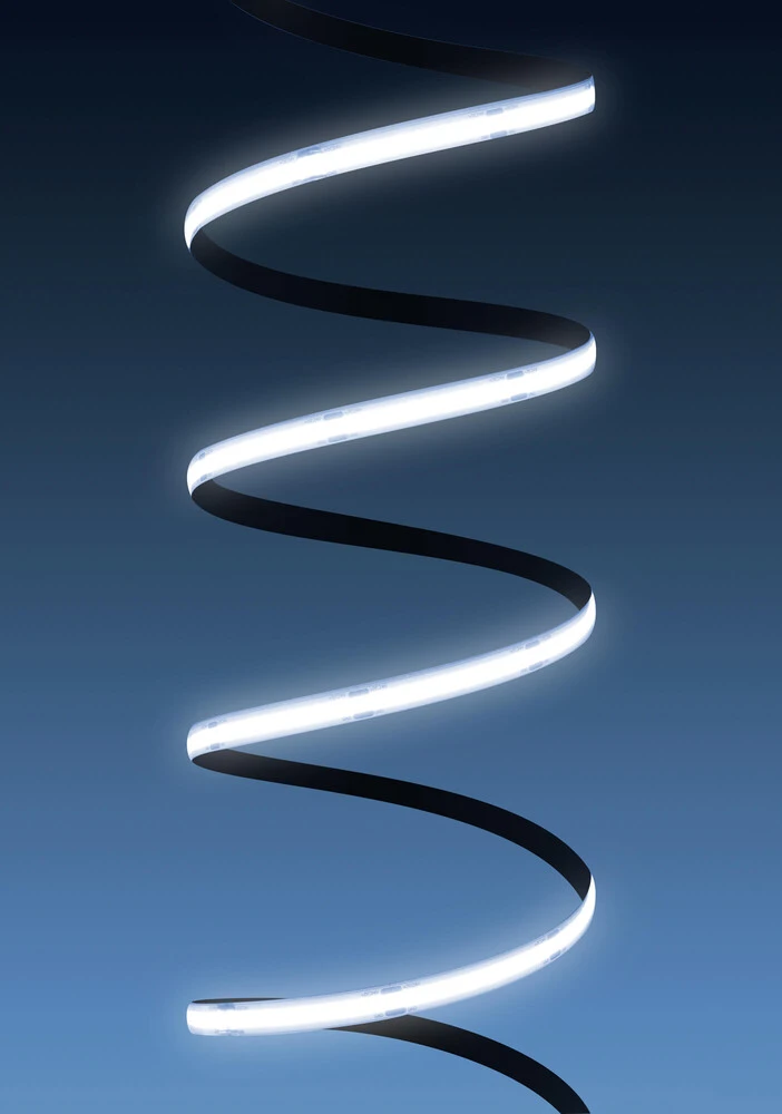 Premium 24V COB LED Streifen IP65 Kaltweiß 1m – Bild 3