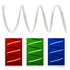Premium 24V RGB COB LED Streifen IP65 1m