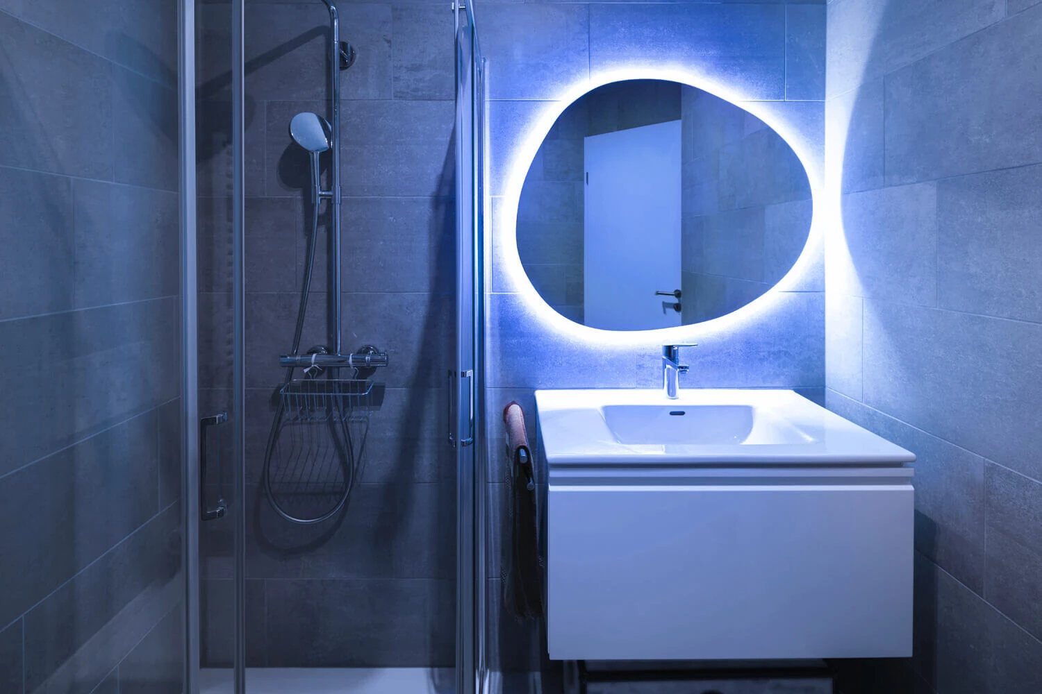 Premium 24V RGB COB LED Streifen IP65 Funk-Set & Netzteil 1m – Bild 8