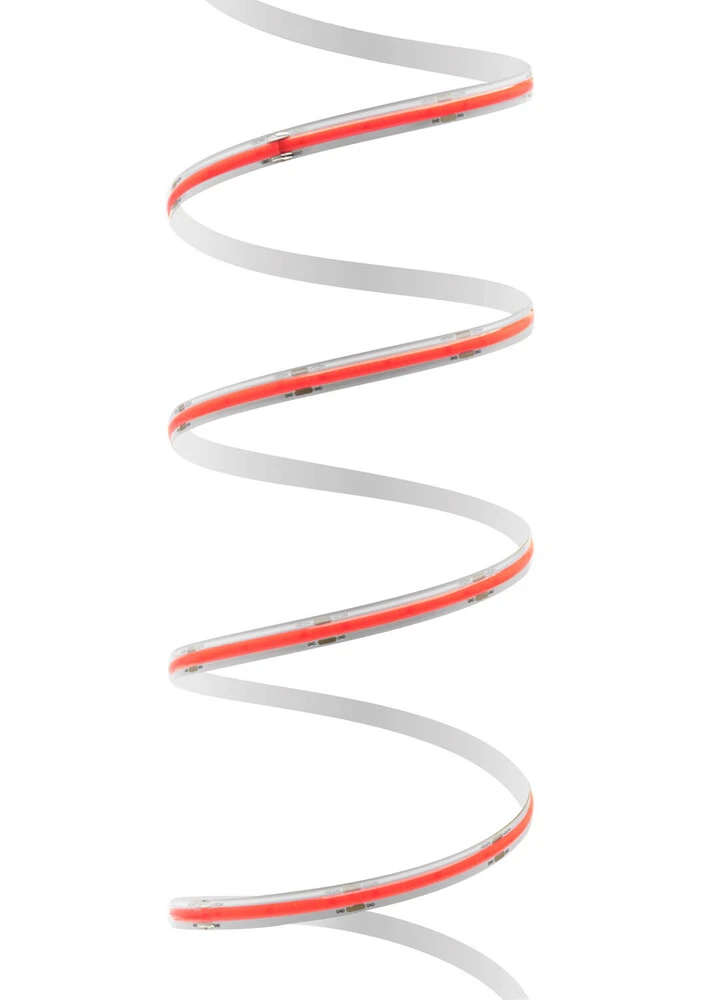 Premium 24V COB LED Streifen IP65 Rot Funk-SET & Netzteil 1-7m 72W 1m – Bild 2