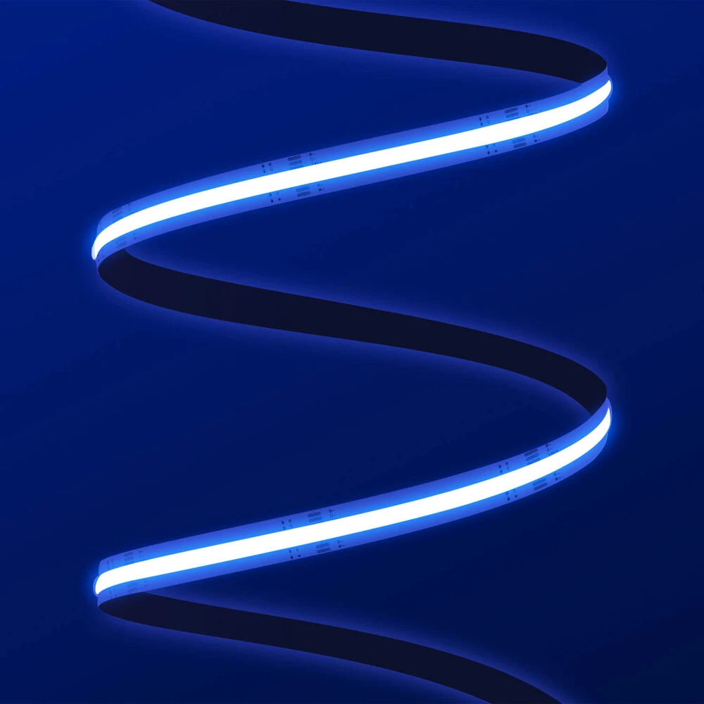 Premium 24V RGB-WW COB LED Streifen IP20 Funk-Set & Netzteil 1m – Bild 3