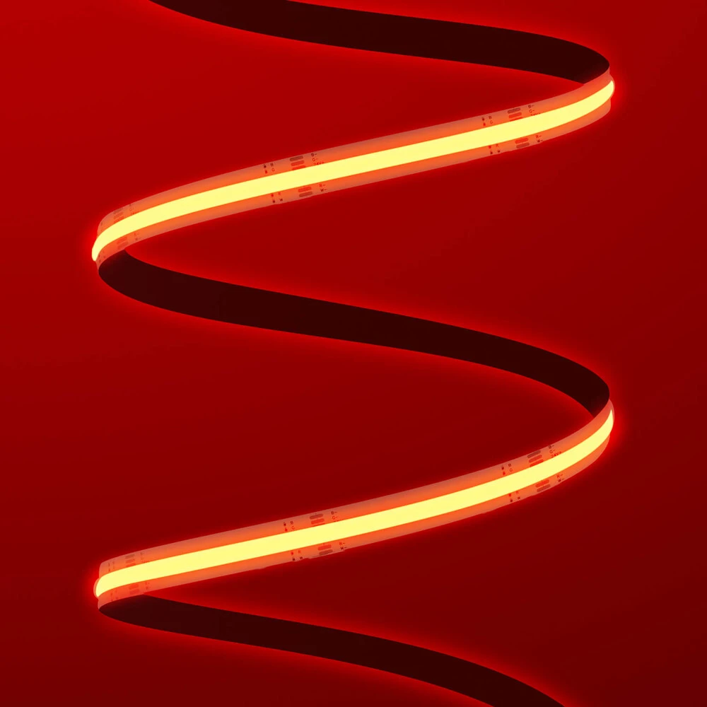 Premium 24V RGB-WW COB LED Streifen IP20 Funk-Set & Netzteil 1m – Bild 5