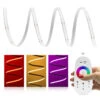 Premium 24V RGB-WW COB LED Streifen IP65 Funk-Set & Netzteil 1m