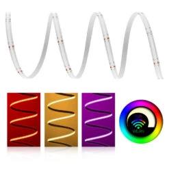 Premium 24V RGB-WW COB LED Streifen IP20 WLAN-Set Magic Home & Netzteil 1m