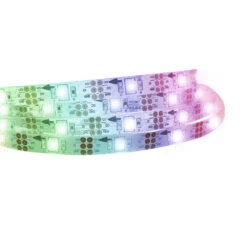 5V RGB IC LED Streifen, IP20, 30 LED/m, 30 IC/m, Weiß 0,5 M