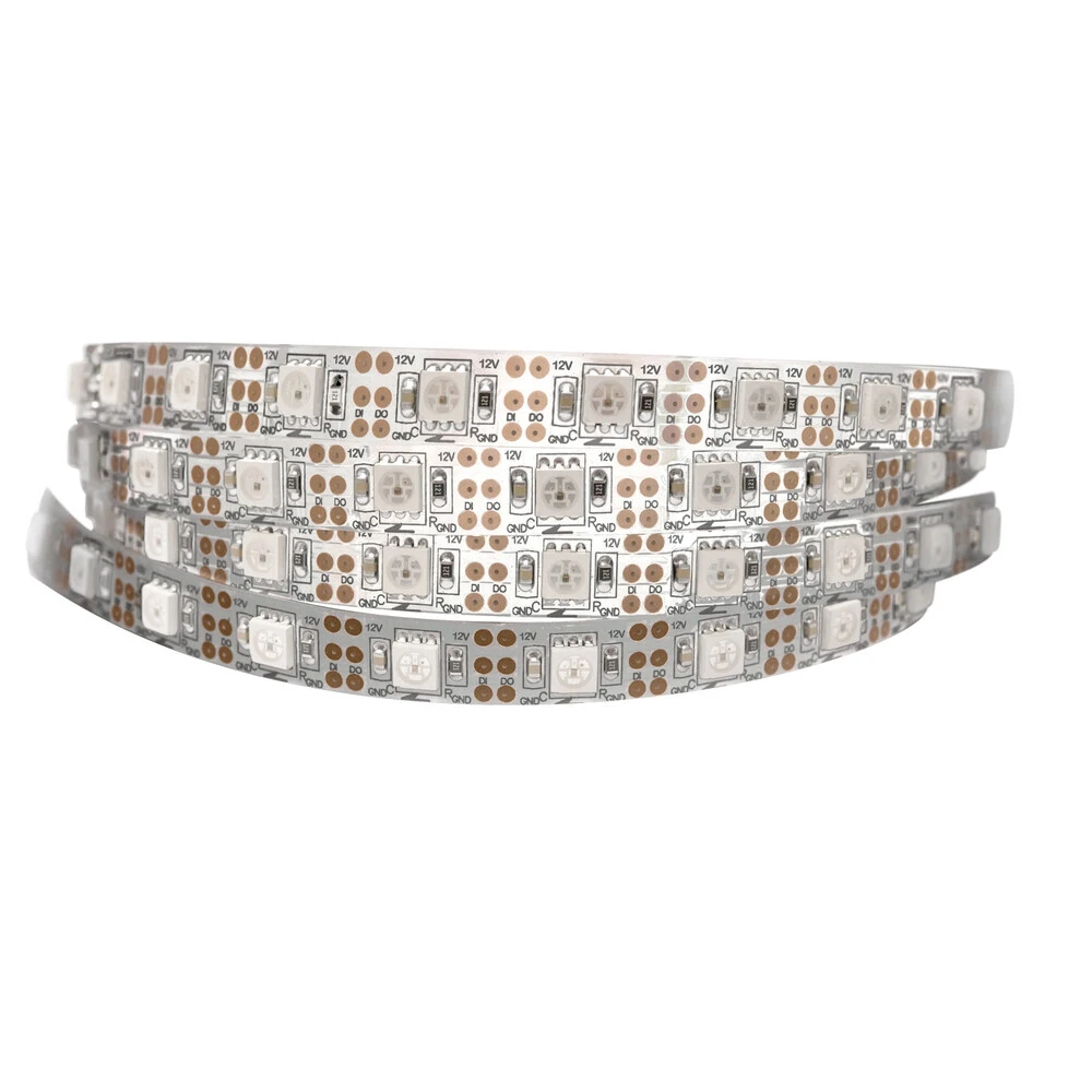 5V RGB IC LED Streifen, IP20, 60 LED/m, 60 IC/m, Weiß 0,5 M – Bild 2